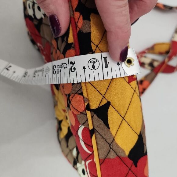 Vera Bradley Bag Womens Rhapsody Red‎ Crossbody Floral Quilted Adjustable Boho - Picture 6 of 10